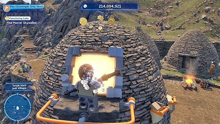 After completing the second level the game will take you to the Ahch-To temple island where you'll play as Rey - LEGO Skywalker Saga: No Snoke Without Fire - walkthrough - LEGO Skywalker Saga: Episode 8 - The Last Jedi - LEGO Skywalker Saga Guide
