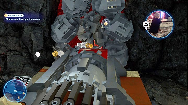 You can now board the drilling machine - LEGO Skywalker Saga: Ground A-salt - walkthrough - LEGO Skywalker Saga: Episode 8 - The Last Jedi - LEGO Skywalker Saga Guide
