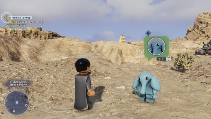 Talk to Max Rebo near Jabba's Palace and accept the quest from him - LEGO Skywalker Saga: Beats of Rage - walkthrough - LEGO Skywalker Saga: Tatooine - the desert of Jundland - LEGO Skywalker Saga Guide