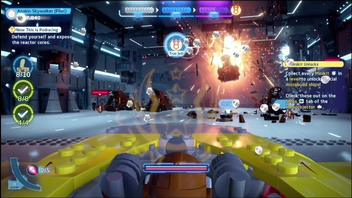 You can get the two final minikit parts after landing next to the cruiser - LEGO Skywalker Saga: The Phantom Menace - list of collectibles and rewards - LEGO Skywalker Saga: Minikits - LEGO Skywalker Saga Guide