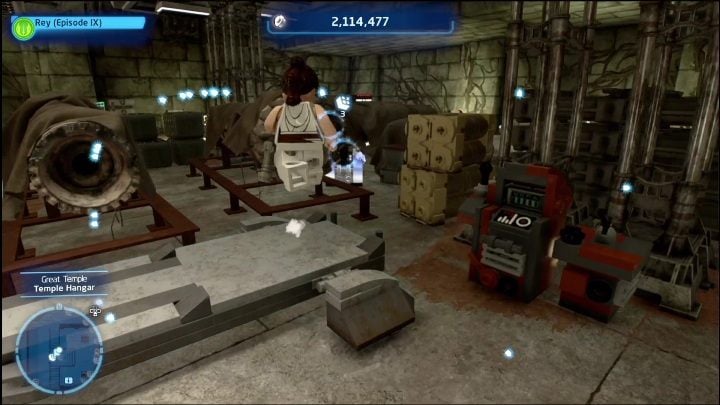 To reach this Kyber brick, you need a character from the Villain class - LEGO Skywalker Saga: Great Temple - list of all puzzles - LEGO Skywalker Saga: The space of Yavin 4 - LEGO Skywalker Saga Guide