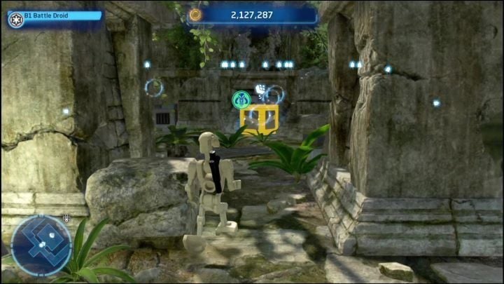 You'll need a Bounty Hunter to obtain this brick - LEGO Skywalker Saga: Great Temple - list of all puzzles - LEGO Skywalker Saga: The space of Yavin 4 - LEGO Skywalker Saga Guide