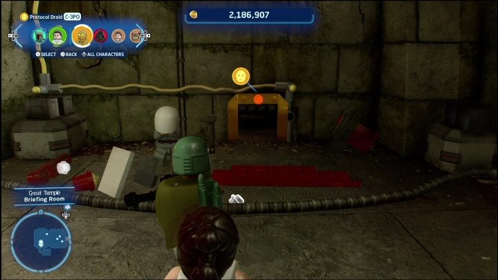 You must turn on the movie to get the collectible - LEGO Skywalker Saga: Great Temple - list of all puzzles - LEGO Skywalker Saga: The space of Yavin 4 - LEGO Skywalker Saga Guide