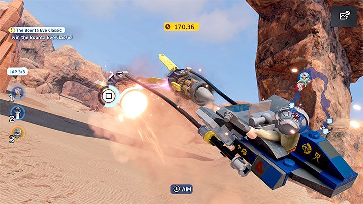 Expect problems on laps 2 and 3 - LEGO Skywalker Saga: The Boonta Eve Classic - walkthrough - LEGO Skywalker Saga: Episode 1 - The Phantom Menace - LEGO Skywalker Saga Guide