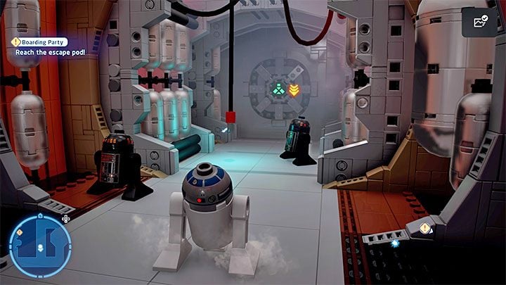 If you choose the R2-D2 path, you can additionally test sneaking around as droids - LEGO Skywalker Saga: Boarding Party - walkthrough - LEGO Skywalker Saga: Episode 4 - A New Hope - LEGO Skywalker Saga Guide