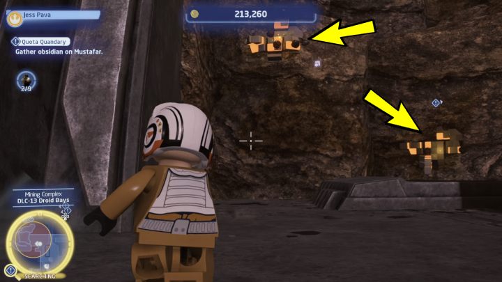 Talk to the quest giver and accept the task - LEGO Skywalker Saga: Quota Quandary - walkthrough - LEGO Skywalker Saga: Mustafar mine complex - LEGO Skywalker Saga Guide