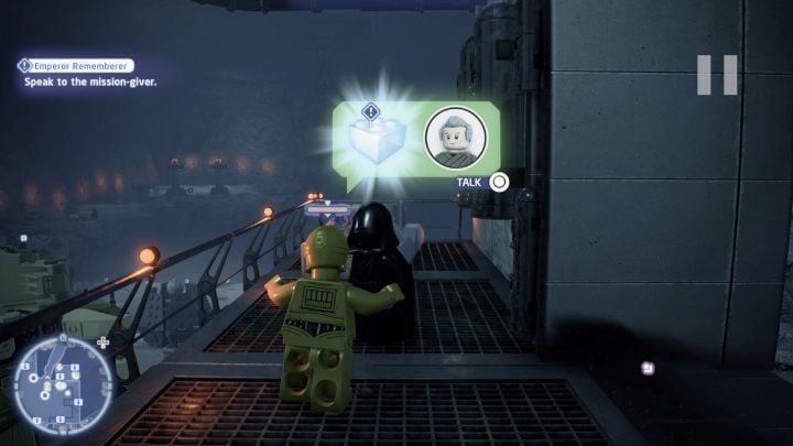As the protocol droid, talk to the NPC and accept the task - LEGO Skywalker Saga: Emperor Rememberer - walkthrough - LEGO Skywalker Saga: Exegol - Sith Citadel - LEGO Skywalker Saga Guide