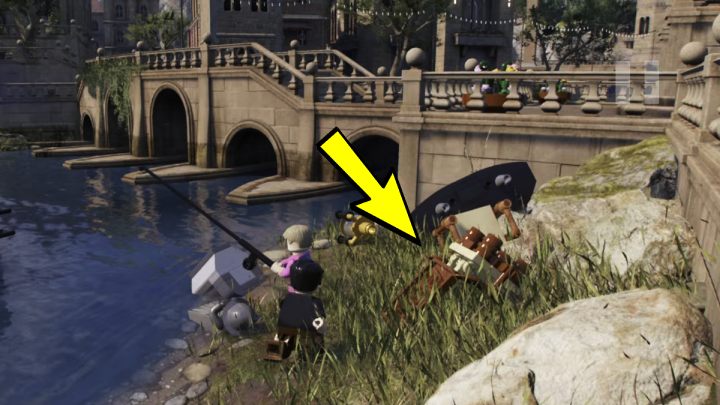 In Theed on planet Naboo, talk to the woman on the bridge - LEGO Skywalker Saga: Emperor Rememberer - walkthrough - LEGO Skywalker Saga: Exegol - Sith Citadel - LEGO Skywalker Saga Guide