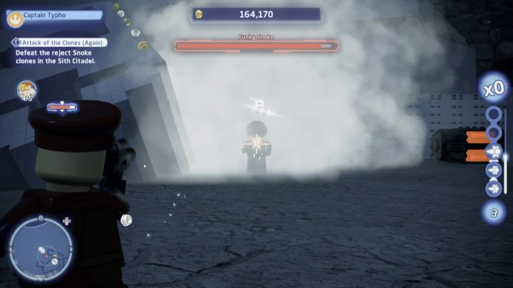 The 5th clone will teleport to a different location every now and then - LEGO Skywalker Saga: Attack of the Clones Again - walkthrough - LEGO Skywalker Saga: Exegol - Sith Citadel - LEGO Skywalker Saga Guide