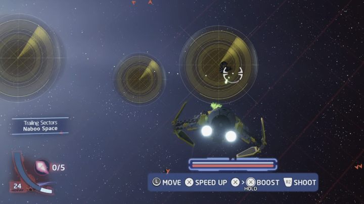 Fly to the local space of the planet Naboo and find the 5 golden circles - LEGO Skywalker Saga: Stolen Knowledge - walkthrough - LEGO Skywalker Saga: Coruscant - federal district - LEGO Skywalker Saga Guide