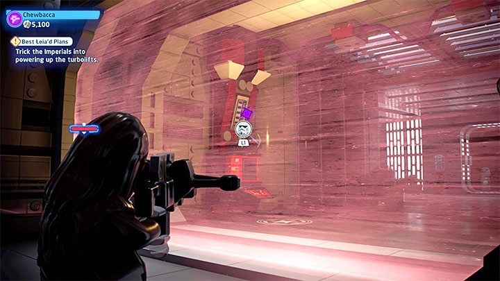In this stage, Chewbacca will pretend to be a prisoner and if you want to complete one of the challenges of the mission, then avoid alerting the enemies you encounter in the initial part of the mission - LEGO Skywalker Saga: Best Leiad Plans - walkthrough - LEGO Skywalker Saga: Episode 4 - A New Hope - LEGO Skywalker Saga Guide