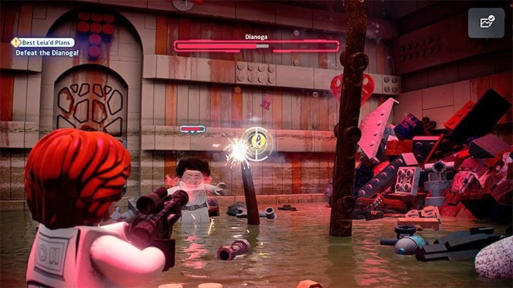 This foe is not difficult - LEGO Skywalker Saga: Best Leiad Plans - walkthrough - LEGO Skywalker Saga: Episode 4 - A New Hope - LEGO Skywalker Saga Guide