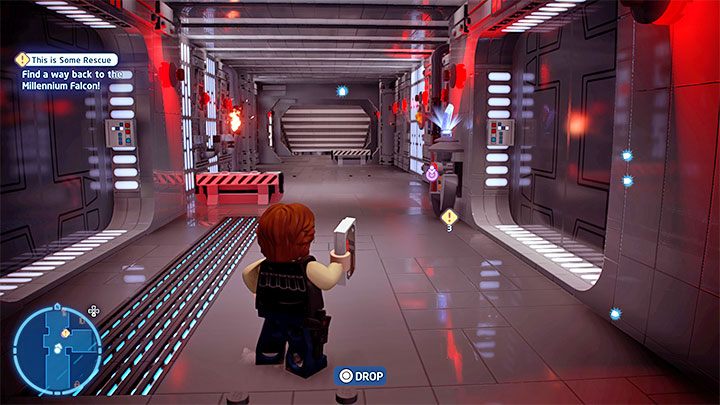 The defeated officer will drop an access card - LEGO Skywalker Saga: This is Some Rescue - walkthrough - LEGO Skywalker Saga: Episode 4 - A New Hope - LEGO Skywalker Saga Guide