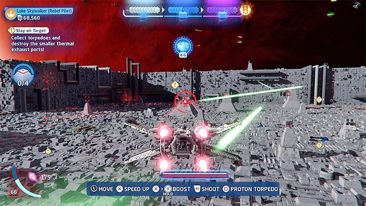Your task is to destroy the Thermal Exhaust - LEGO Skywalker Saga: Stay on Target - walkthrough - LEGO Skywalker Saga: Episode 4 - A New Hope - LEGO Skywalker Saga Guide