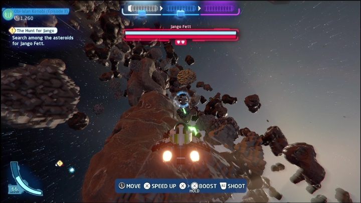 The remaining 3 parts of the minikit can be found by simply flying through outer space - LEGO Skywalker Saga: Attack of the Clones - collectibles and rewards, list of all - LEGO Skywalker Saga: Minikits - LEGO Skywalker Saga Guide