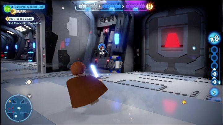 To get the next part, you'll need an Astromech Droid to open the door - LEGO Skywalker Saga: Revenge of the Sith - collectibles and rewards, list of all - LEGO Skywalker Saga: Minikits - LEGO Skywalker Saga Guide