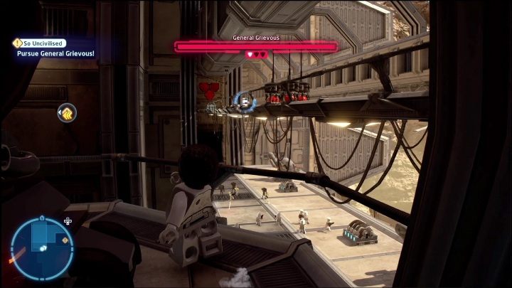 You can easily reach the final part, as long as you're skilled in jumping on the rails - LEGO Skywalker Saga: Revenge of the Sith - collectibles and rewards, list of all - LEGO Skywalker Saga: Minikits - LEGO Skywalker Saga Guide