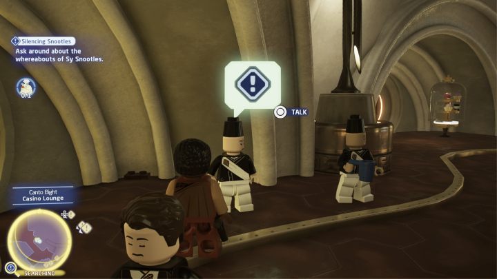Talk to the man by the stairs and then enter the casino - LEGO Skywalker Saga: Silencing Snootles - walkthrough - LEGO Skywalker Saga: Cantonica - Canto Bight - LEGO Skywalker Saga Guide