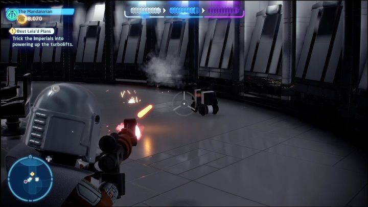 You'll need the Bounty Hunter's help to open a room that's critical for obtaining all the collectibles - LEGO Skywalker Saga: A New Hope - list of collectibles and rewards - LEGO Skywalker Saga: Minikits - LEGO Skywalker Saga Guide