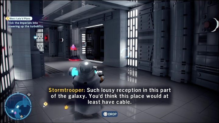 Getting the next part requires a few steps - LEGO Skywalker Saga: A New Hope - list of collectibles and rewards - LEGO Skywalker Saga: Minikits - LEGO Skywalker Saga Guide