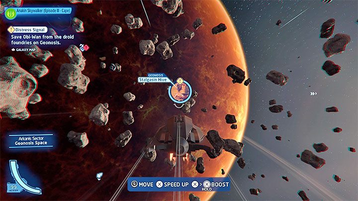 Your task will be to save Obi-Wan, which means you will have to fly to the planet Geonosis - LEGO Skywalker Saga: Droid Factory Frenzy - walkthrough - LEGO Skywalker Saga: Episode 2 - Attack of the Clones - LEGO Skywalker Saga Guide