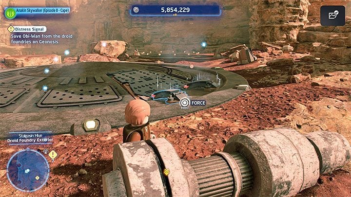 After reaching the surface, go to the droid factory - LEGO Skywalker Saga: Droid Factory Frenzy - walkthrough - LEGO Skywalker Saga: Episode 2 - Attack of the Clones - LEGO Skywalker Saga Guide