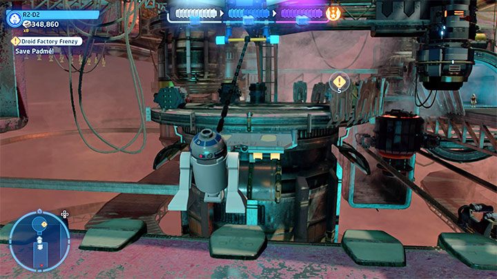 Padme will be kidnapped, and you will have to save her - LEGO Skywalker Saga: Droid Factory Frenzy - walkthrough - LEGO Skywalker Saga: Episode 2 - Attack of the Clones - LEGO Skywalker Saga Guide