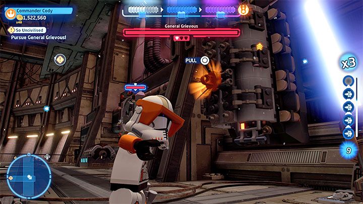 After defeating Grievous for the second time deal with the weak droids around you - LEGO Skywalker Saga: So Uncivilized - walkthrough - LEGO Skywalker Saga: Episode 3 - Revenge of the Sith - LEGO Skywalker Saga Guide