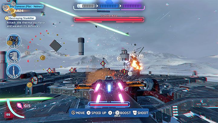 This stage has two main parts - LEGO Skywalker Saga: Destroying Starkiller - walkthrough - LEGO Skywalker Saga: Episode 7 - The Force Awakens - LEGO Skywalker Saga Guide