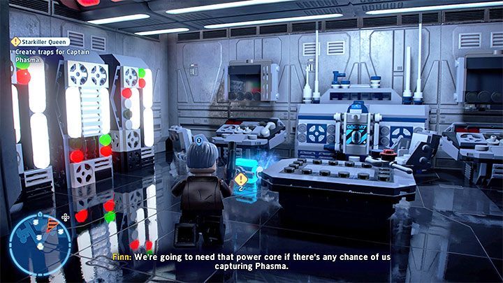 Reach the room marked in the game, where you will find a portable power source - LEGO Skywalker Saga: Captain Phasma - boss, how to beat? - LEGO Skywalker Saga: Bosses - LEGO Skywalker Saga Guide