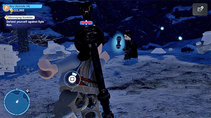 Ultimately, you will reach the place where the second part of the fight with Kylo Ren takes place - LEGO Skywalker Saga: Kylo Ren - boss, how to beat? - LEGO Skywalker Saga: Bosses - LEGO Skywalker Saga Guide