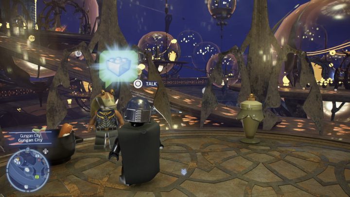 Talk to the questgiver near the Gungan City entrance - LEGO Skywalker Saga: Bogwing Blunder - walkthrough - LEGO Skywalker Saga: Naboo - Lake Paonga - LEGO Skywalker Saga Guide