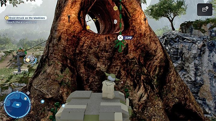 You'll reach a puzzle during which you must carry boxes - LEGO Skywalker Saga: Droid Attack on the Wookiees - walkthrough - LEGO Skywalker Saga: Episode 3 - Revenge of the Sith - LEGO Skywalker Saga Guide