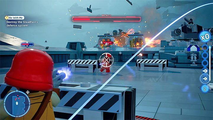 During this fight, the boss is accompanied by stormtroopers - LEGO Skywalker Saga: BB-Boss - boss, how to beat? - LEGO Skywalker Saga: Bosses - LEGO Skywalker Saga Guide