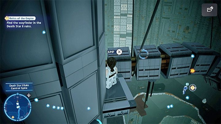 The remaining climbing section can be completed by any character, but playing as Rey should speed it up - LEGO Skywalker Saga: The Strength To Do It - walkthrough - LEGO Skywalker Saga: Episode 9 - The Rise of Skywalker - LEGO Skywalker Saga Guide