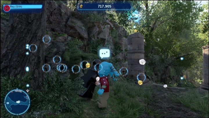 You will find two stone columns in the southern part of the location - LEGO Skywalker Saga: Mazs Castle - list of all puzzles - LEGO Skywalker Saga: Takodona - LEGO Skywalker Saga Guide