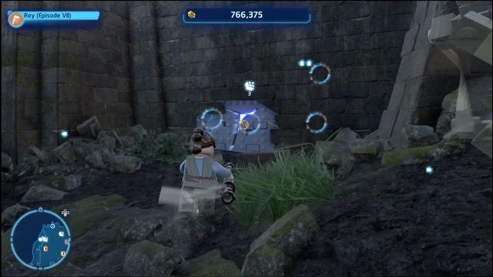 You will find a brick hidden in the castle walls in the northwestern part of the region - LEGO Skywalker Saga: Mazs Castle - list of all puzzles - LEGO Skywalker Saga: Takodona - LEGO Skywalker Saga Guide