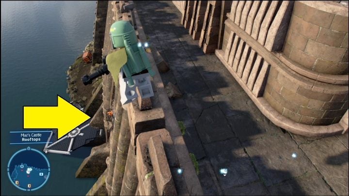 This brick is locked within the castle walls - LEGO Skywalker Saga: Mazs Castle - list of all puzzles - LEGO Skywalker Saga: Takodona - LEGO Skywalker Saga Guide