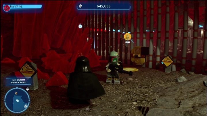 In the northern cave, you need a Protocol Droid that will activate the terminal and take control of the droid inside the room - LEGO Star Wars The Skywalker Saga: Criat Outpost - list of all puzzles - LEGO Skywalker Saga: Criat - LEGO Skywalker Saga Guide
