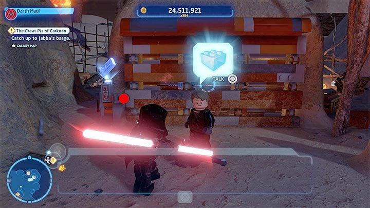Collectible: Puzzle - Kyber Brick - LEGO Skywalker Saga: Tuanul Village - list of all puzzles - LEGO Skywalker Saga: Jakku - LEGO Skywalker Saga Guide