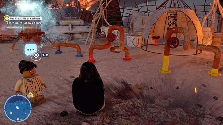 The solution to the puzzle is presented in the picture above - the water has flow through all pipes - LEGO Skywalker Saga: Tuanul Village - list of all puzzles - LEGO Skywalker Saga: Jakku - LEGO Skywalker Saga Guide