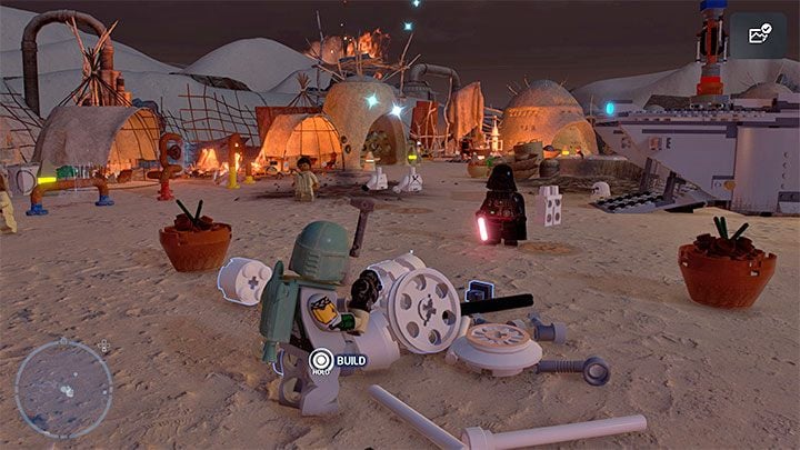 You must complete the entire mission by obtaining and delivering seeds - LEGO Skywalker Saga: Tuanul Village - list of all puzzles - LEGO Skywalker Saga: Jakku - LEGO Skywalker Saga Guide
