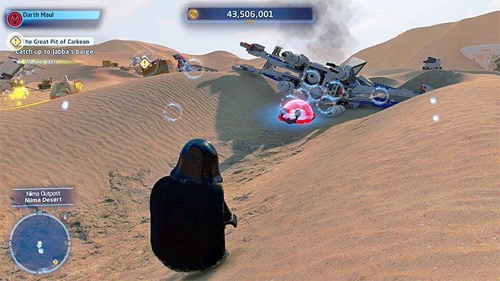 Collectible: Puzzle - Kyber Brick - LEGO Skywalker Saga: Niima Outpost - list of all puzzles - LEGO Skywalker Saga: Jakku - LEGO Skywalker Saga Guide