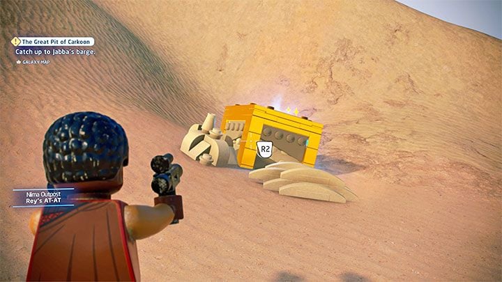 Switch to any character in the Bounty Hunter class - LEGO Skywalker Saga: Niima Outpost - list of all puzzles - LEGO Skywalker Saga: Jakku - LEGO Skywalker Saga Guide