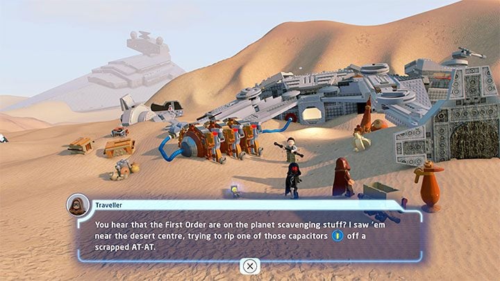 Collectible: Puzzle - Kyber Brick - LEGO Skywalker Saga: Niima Outpost - list of all puzzles - LEGO Skywalker Saga: Jakku - LEGO Skywalker Saga Guide