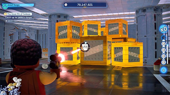 Enter the wreckage and deal with a group of thugs - LEGO Skywalker Saga: Niima Outpost - list of all puzzles - LEGO Skywalker Saga: Jakku - LEGO Skywalker Saga Guide