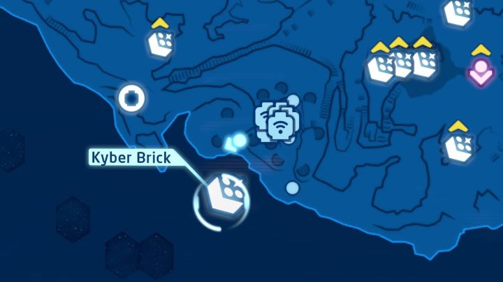 Collectible: Puzzle - Kyber Brick - LEGO Skywalker Saga: Temple Island - list of all puzzles - LEGO Skywalker Saga: Ahch-To - LEGO Skywalker Saga Guide