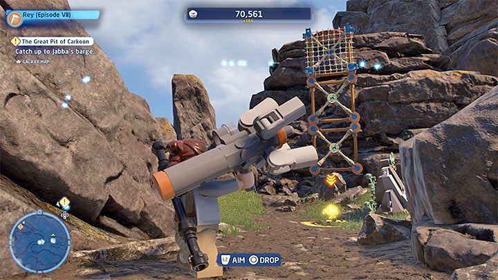 Collectible: Race - Kyber Brick - LEGO Skywalker Saga: Temple Island - list of all puzzles - LEGO Skywalker Saga: Ahch-To - LEGO Skywalker Saga Guide