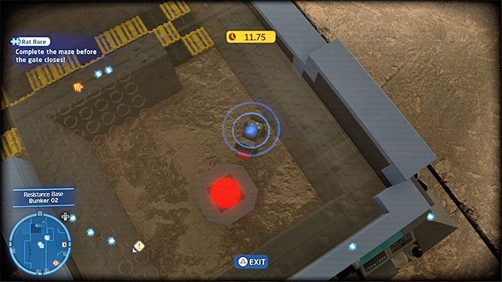 Find the golden terminal shown in the picture 1 in bunker 02 and interact with it as C-3PO - LEGO Skywalker Saga: Resistance Base - list of all puzzles - LEGO Skywalker Saga: DQar - LEGO Skywalker Saga Guide