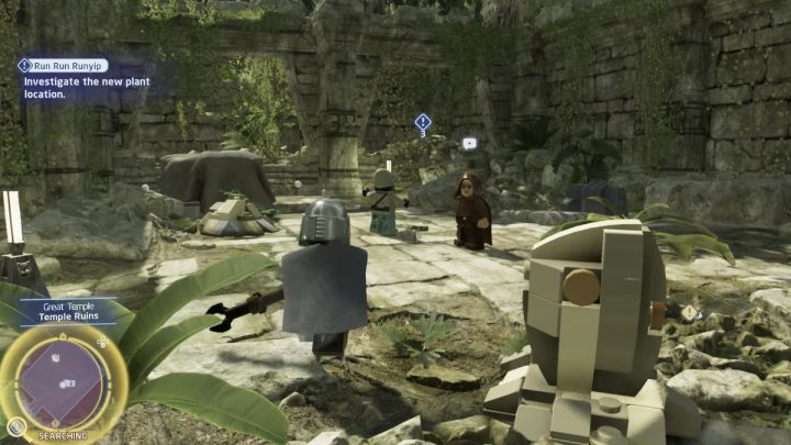 After finding 3 seeds, you will receive new guidelines from Mon Mothma - LEGO Skywalker Saga: Run Run Runyip - walkthrough description - LEGO Skywalker Saga: Yavin 4 - The Great Temple - LEGO Skywalker Saga Guide